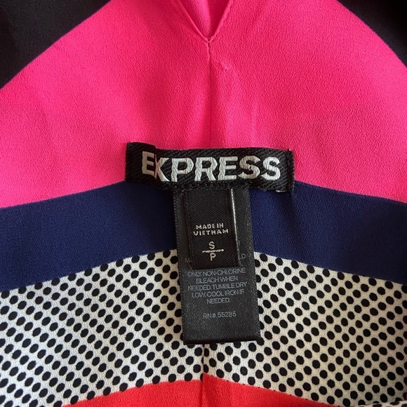 Asymmetrical halter low back Dress colour block high low hem - Picture 11 of 16